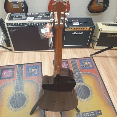 Almansa 403E Cutaway Electro Acoustic Classical Guitar image 4