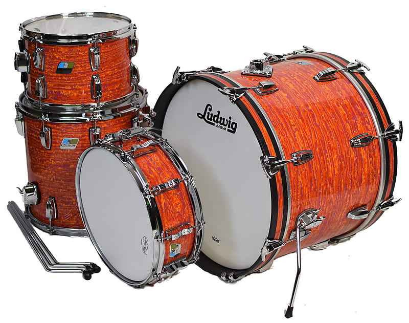Ludwig Classic Maple "Densmore" Mod Orange Drumkit Bild 1