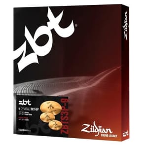 Zildjian ZBT 3 Cymbal Pack with FREE 14" ZBT Crash! (Used/Mint) image 1