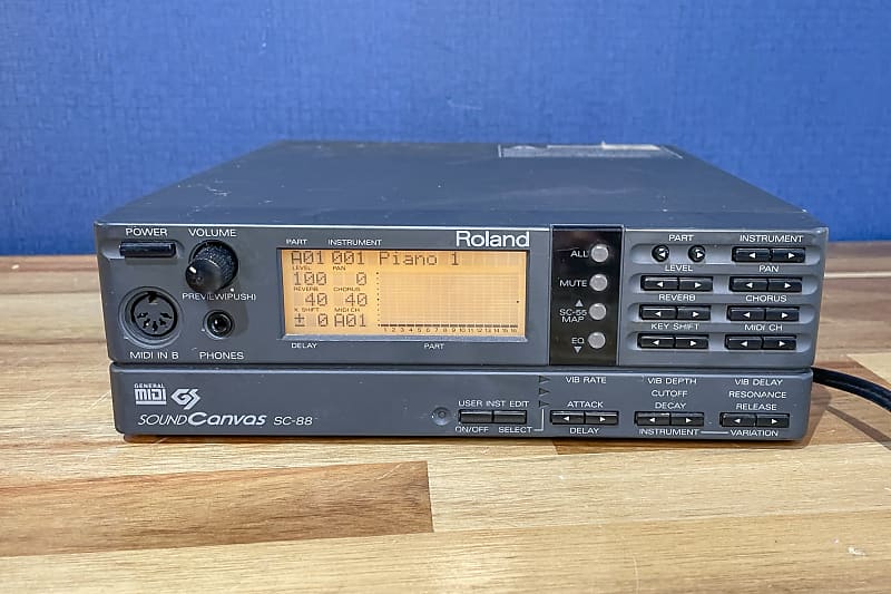 Roland SC-88 Sound Canvas GS Sound Module