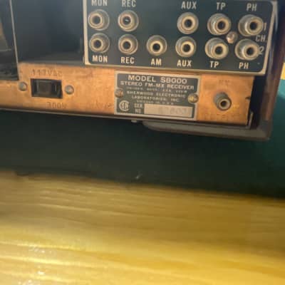 Sherwood S-8000 Stereo FM-MX Receiver  1962 image 6