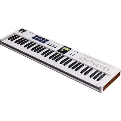 Arturia KeyLab 61 Essential Mk3 - 61 Key USB MIDI Keyboard Controller, White