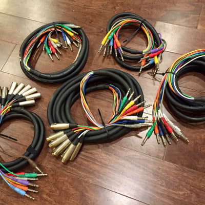 Lot of (5) 8-channel Hosa snakes - XLR to TRS, TRS to TRS, TS to TS 1/4” image 3