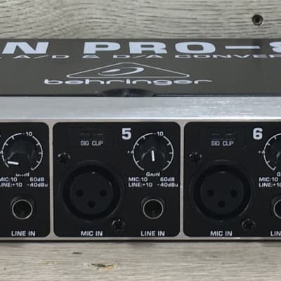 Behringer UltraGain Pro-8 Digital ADA8000 - Gearspace