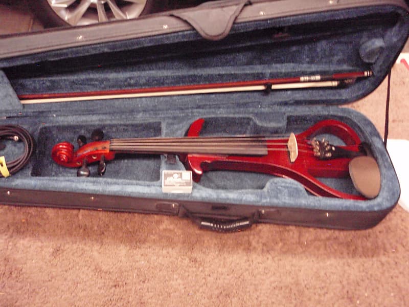 Cecilio Electric Violin Red Reverb