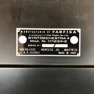 Farfisa Syntorchestra 4 1980 Mono / Poly Italian String Machine Vintage image 11