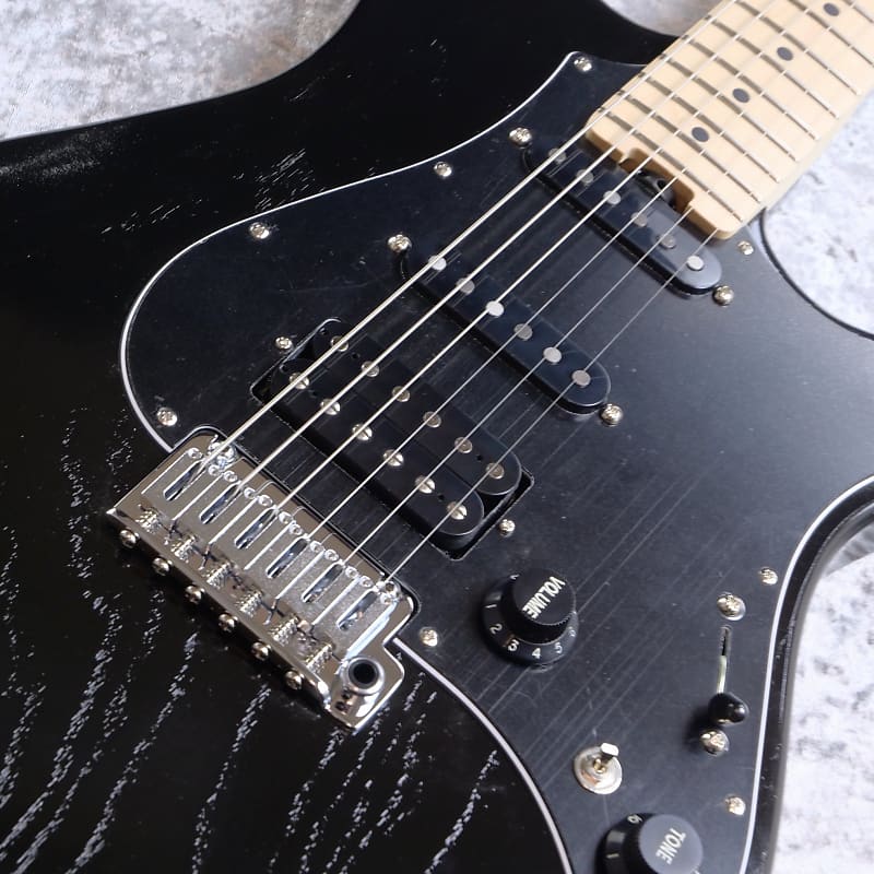 ギター EDWARDS E-SNAPPER AS/M Solid Black Edwards E-Snapper As M Solid Black Electric Guitar Made in