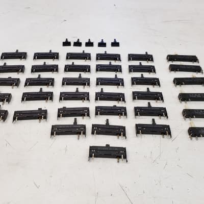 Used Set of 35 Original ARP Quadra Sliders for Refurbishing/Parts/Repair image 5