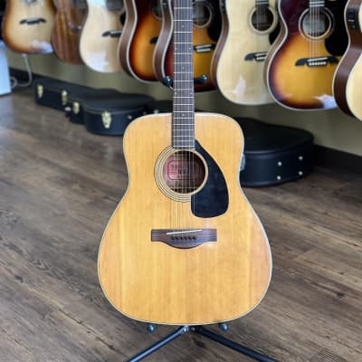 Yamaha FG-1200J Vintage Dreadnought Acoustic Black Label 1974 Natural |  Reverb