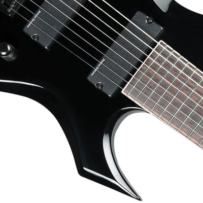 BC Rich WGL8BK Warlock Lucky 8 Electric Guitar Gloss Black | Reverb