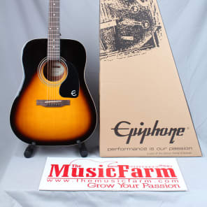 Epiphone DR100VS Dreadnaught Acoustic Guitar in Vintage