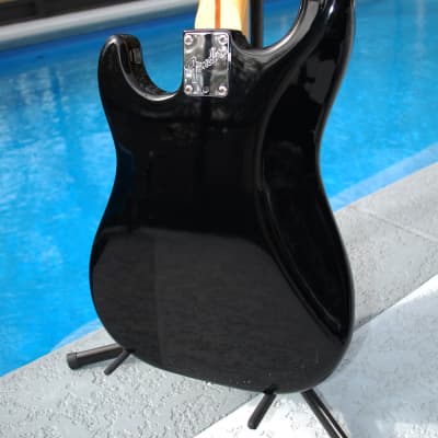 Fender Stratocaster 1984 Black Reverse Headstock Custom Shop Guitar from Migas Touch image 5