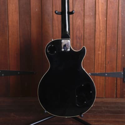 Maya LP Style Ebony Left Handed Vintage Electric Guitar Made in Japan Pre-Owned image 7