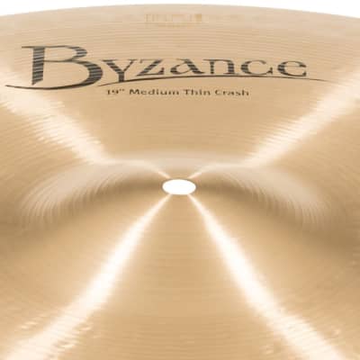 Meinl Byzance Traditional Medium Thin Crash Cymbal 19 image 5