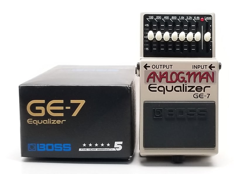 used Analogman Modded Boss GE-7 Equalizer, Excellent Condition with Box &  Paperwork! | Reverb