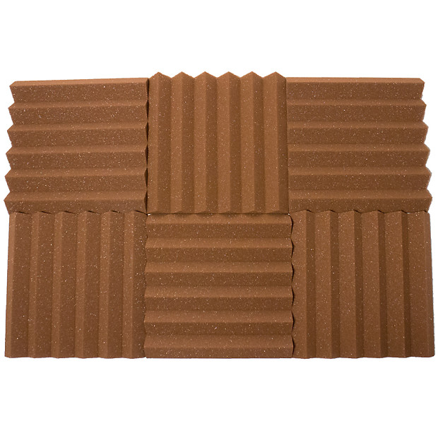 Seismic Audio SA-FMDM2-6Pack 2x12x12" Studio Acoustic Foam Sheets (6-Pack) image 1