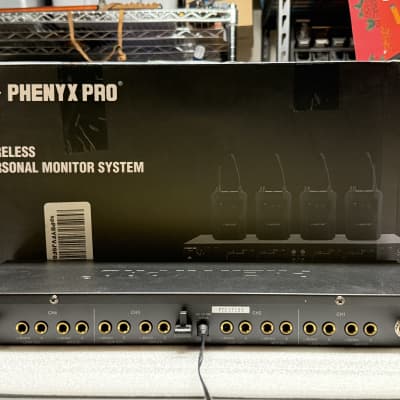 Phenyx Pro PTM-33 UHF Quad Channel Mono Wireless in Ear Monitor System image 4