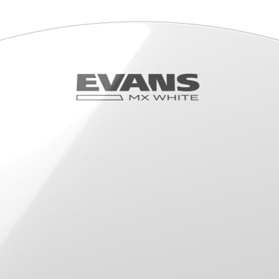 Evans MX White Marching Tenor Drum Head, 13 Inch image 2
