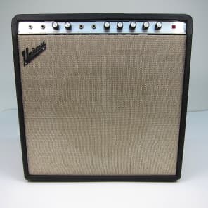 1965 Univox Amp U305R Thunderbolt (2) 6973's 1X15" Jensen Special Design all orig with footswitch image 1