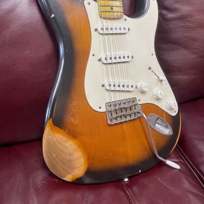 Pre-Owned Nash S-57 Two Tone Sunburst 730 Electric Guitar image 2