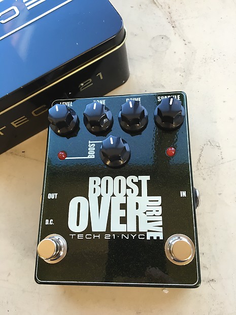 Tech21 Overdrive Boost 2015 black image 1