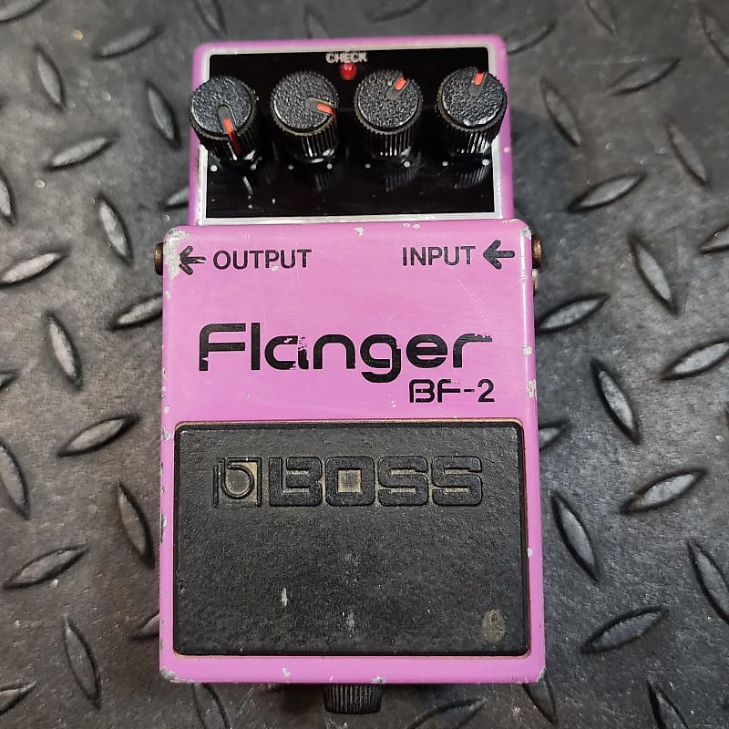 Boss BF-2 Flanger 1980-1984 (Black Label) Made In Japan | Reverb