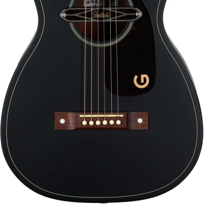 Gretsch Jim Dandy Deltoluxe Parlor Acoustic-electric Guitar - Black for sale