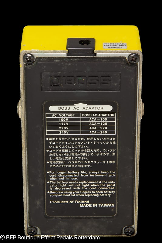 Boss OD-2 Turbo Overdrive 1989 s/n BA63348 as used by The
