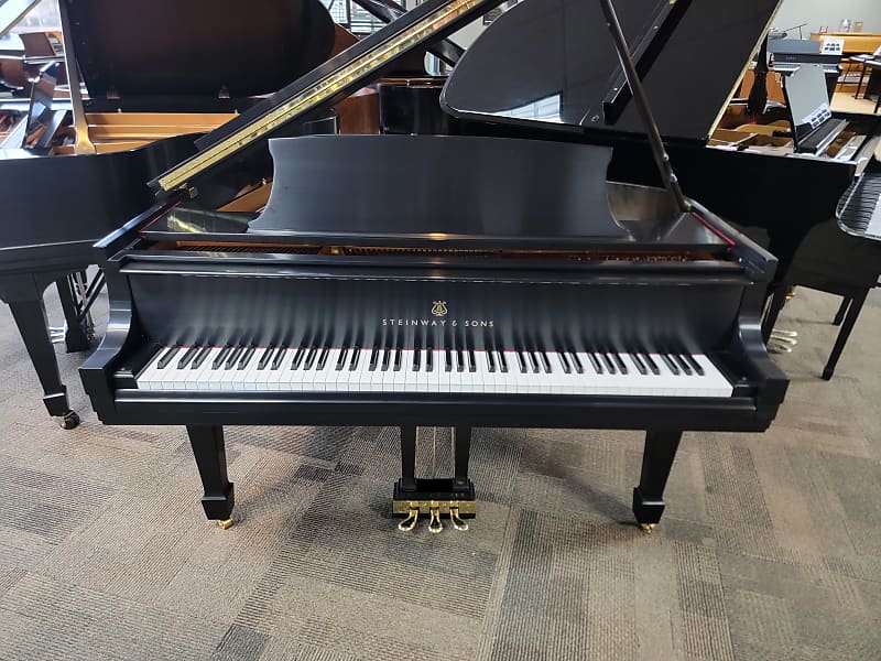 Steinway & Sons Grand Model S 1945 - Ebony Satin | Reverb