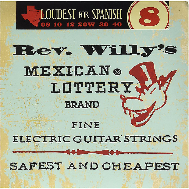 Dunlop RWN0840 Icon Series Reverend Willy's Signature Electric Guitar Strings - Light (8-40) image 1