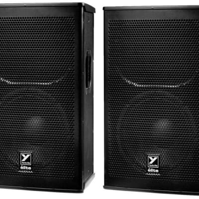 2x Yorkville EF15P Elite Series 15" 2400Watt 2-Way Active PA Pro DJ Loud Speaker image 1
