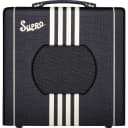 Supro Delta King 8 1 x 8-inch 1-watt Tube Guitar Combo Amplifier-Black & Cream 1818-bc