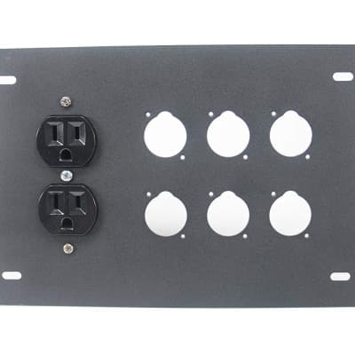 Elite Core FBL-PLATE-6+AC Plate for FBL Floor Box With AC Duplex - no connectors image 2