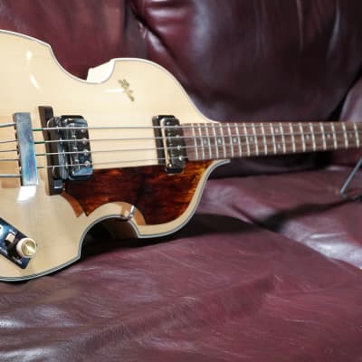 Hofner 500/1 Bass V62 WHP Natural Blonde image 3