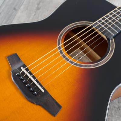 Crafter HT-100 OP/VS Solid Spruce Top, Orchestral Acoustic Guitar, Vintage Sunburst image 5