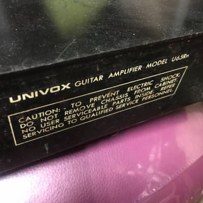 UniVox  Vintage 70’s Guitar Amp Head image 2