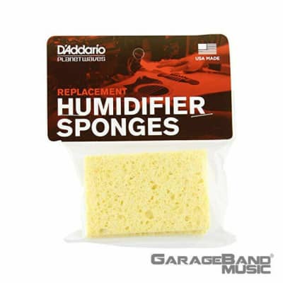 D'Addario GH-RS Acoustic Guitar Humidifier Replacement Sponges, 3 Pack image 1