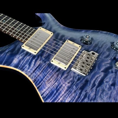 PRS Custom 24 Limited Edition - 1957/2008 2008 - Blueberry- 1 piece quilt top image 3