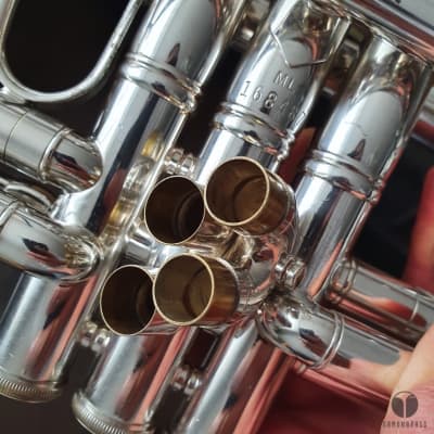 70's Bach Stradivarius 43 Corporation case mouthpiece | Gamonbrass trumpet image 22