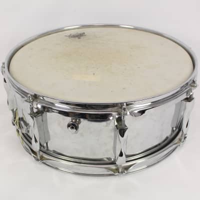 Vintage Premier England 14" x 5" Steel Snare Drum Chrome 8-Lug image 5