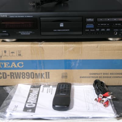 TEAC - CD-RW890MK2 - CD Recorder With Remote - 2020 Black | Reverb