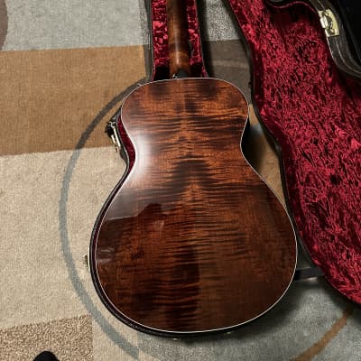 2018 Taylor 612 612e 14-fret Grand Concert Natural Brown Sugar Stained Flamed ES2 OHSC image 16