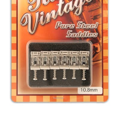 Raw Vintage Pure Steel Saddles RVS-108 (Gotoh Japan type) | Reverb