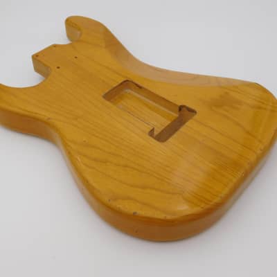 4lbs 2oz BloomDoom Nitro Lacquer Aged Relic Natural S-Style Vintage Custom Guitar Body image 12