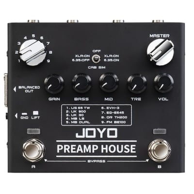 JOYO Revolution Series R-15 Preamp House Amp Sim Guitar Effects Pedal image 1
