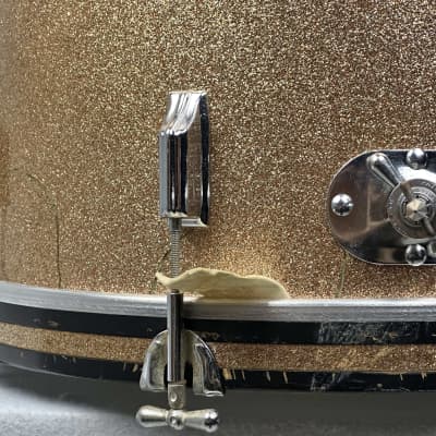 Rogers 20/12/16" 60's Cleveland-Era Holiday "Headliner" Drum Set - Champagne Sparkle image 12