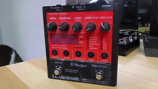 TC Electronic Nova Delay iB Modified 2012 Red and black | Reverb