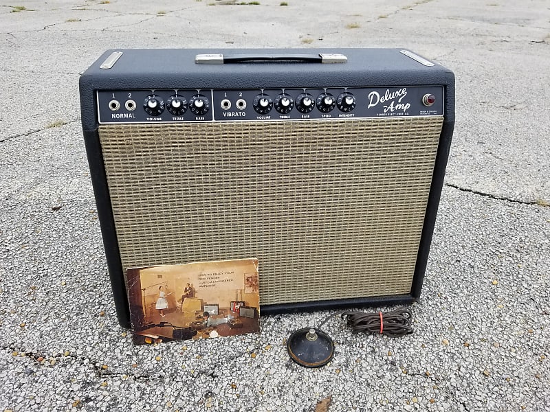 1963 Fender Deluxe Non Reverb   100% Untouched   Very Early image 1
