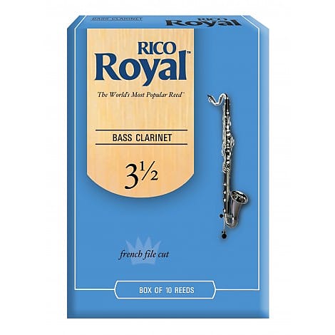 Rico Royal Bass Clarinet 10-Pack 3.5 Strength image 1