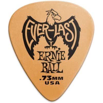 Ernie Ball .73mm Orange Everlast Guitar Picks (P09190) 12 Pack image 3